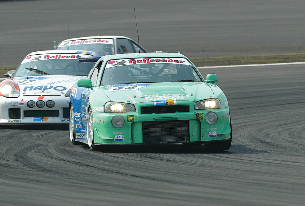 Teal and Blue: R34 GT-R – Falken Shop