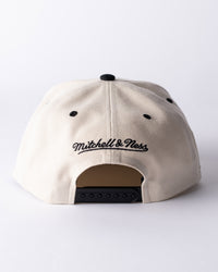 FALKEN X MITCHELL & NESS SNAPBACK — CREAM & BLACK