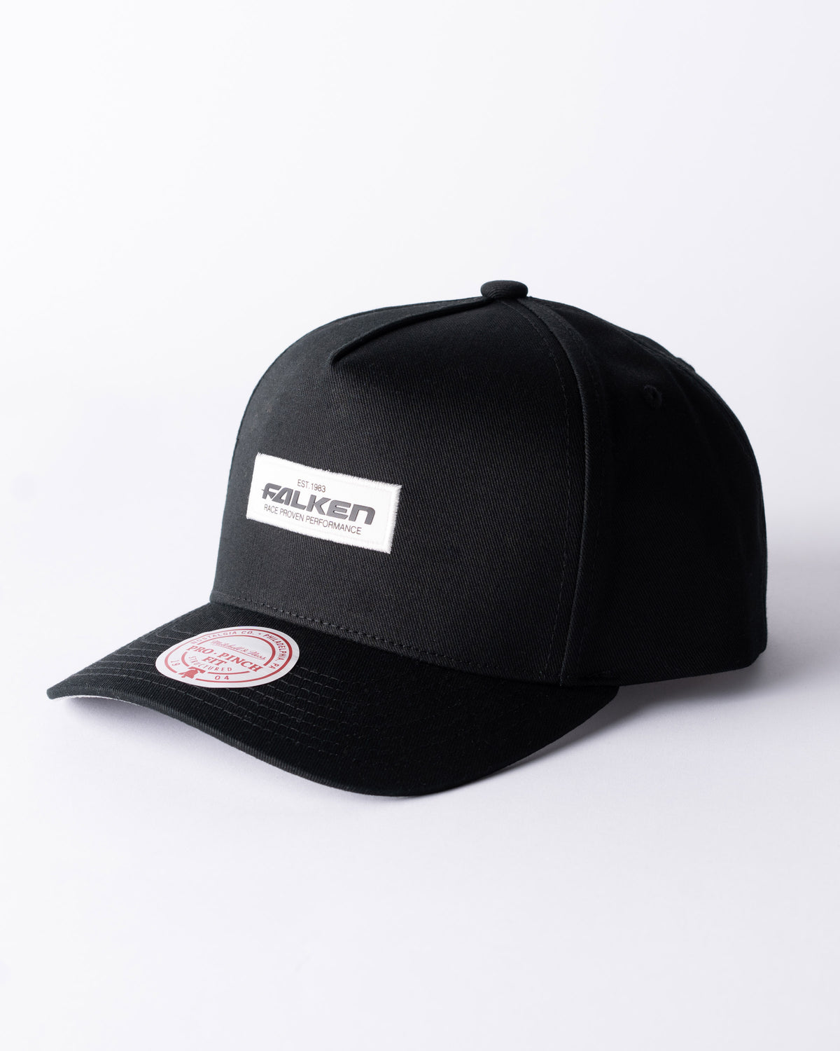 FALKEN X MITCHELL & NESS PINCH SNAPBACK — BLACK