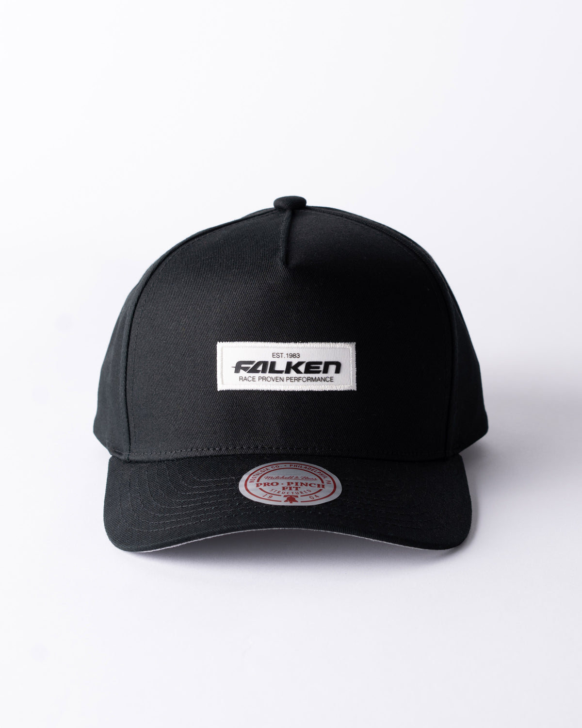 FALKEN X MITCHELL & NESS PINCH SNAPBACK — BLACK