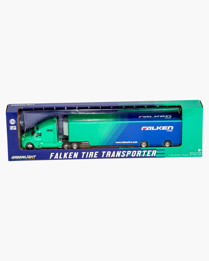 ADULT COLLECTIBLE - FALKEN TIRES DIECAST - GREENLIGHT- FALKEN RIG, 1:64 SCALE