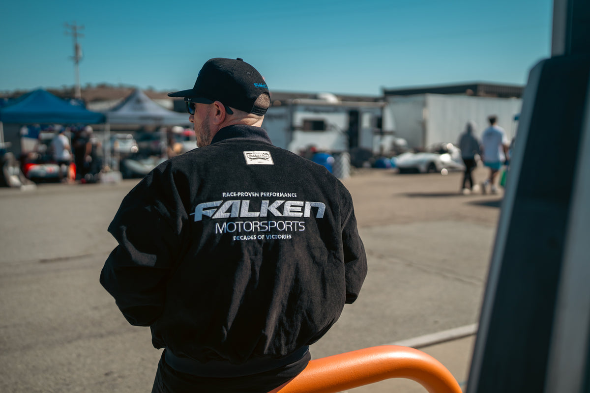 FALKEN MOTORSPORTS X MITCHELL & NESS CORDUROY BOMBER JACKET