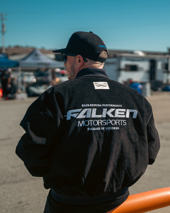 FALKEN MOTORSPORTS X MITCHELL & NESS CORDUROY BOMBER JACKET