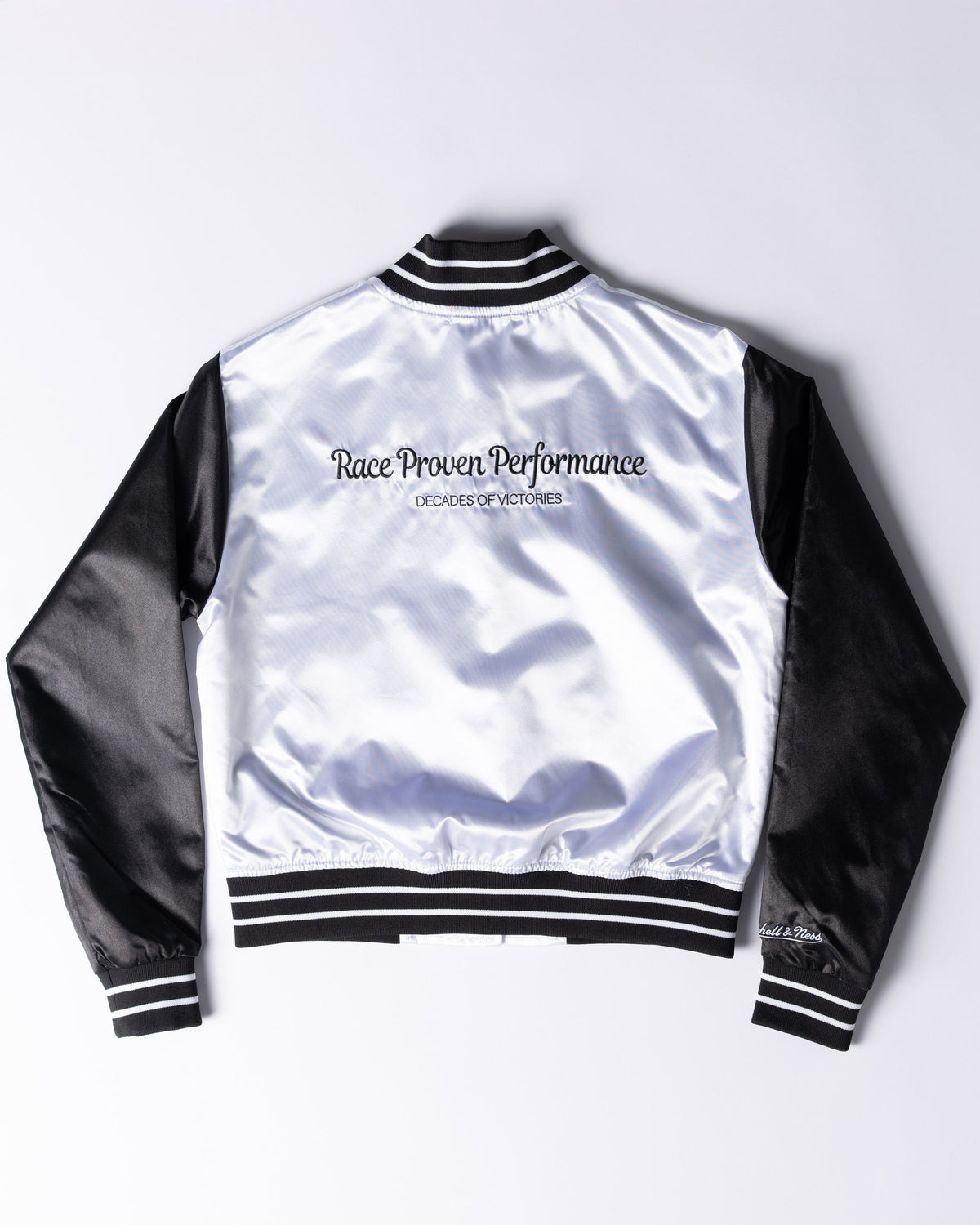 FALKEN X MITCHELL & NESS WOMEN'S CROPPED BOMBER JACKET